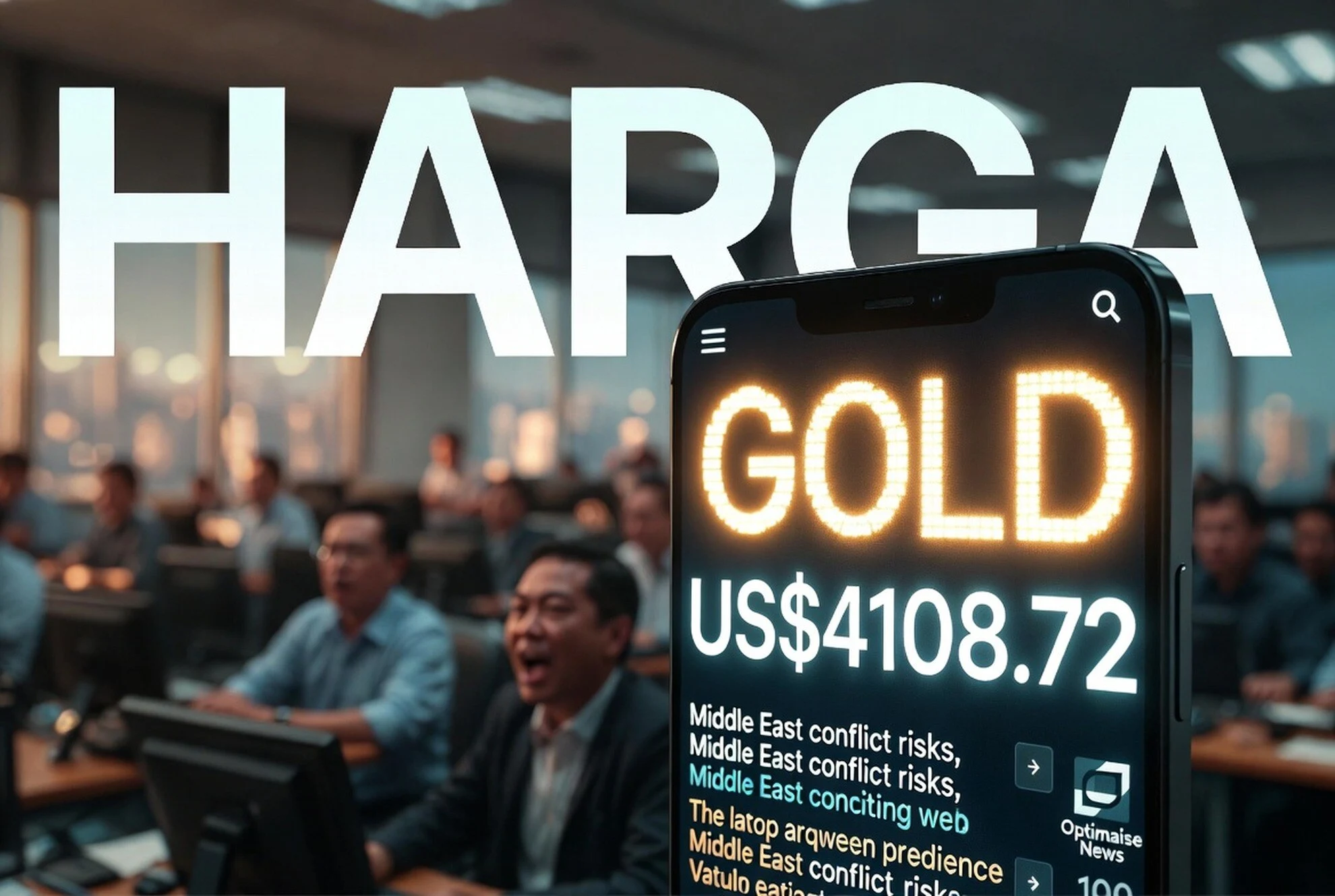 Harga Emas Tembus US$4.108,72 Usai Dolar Melemah US$4.108,72
