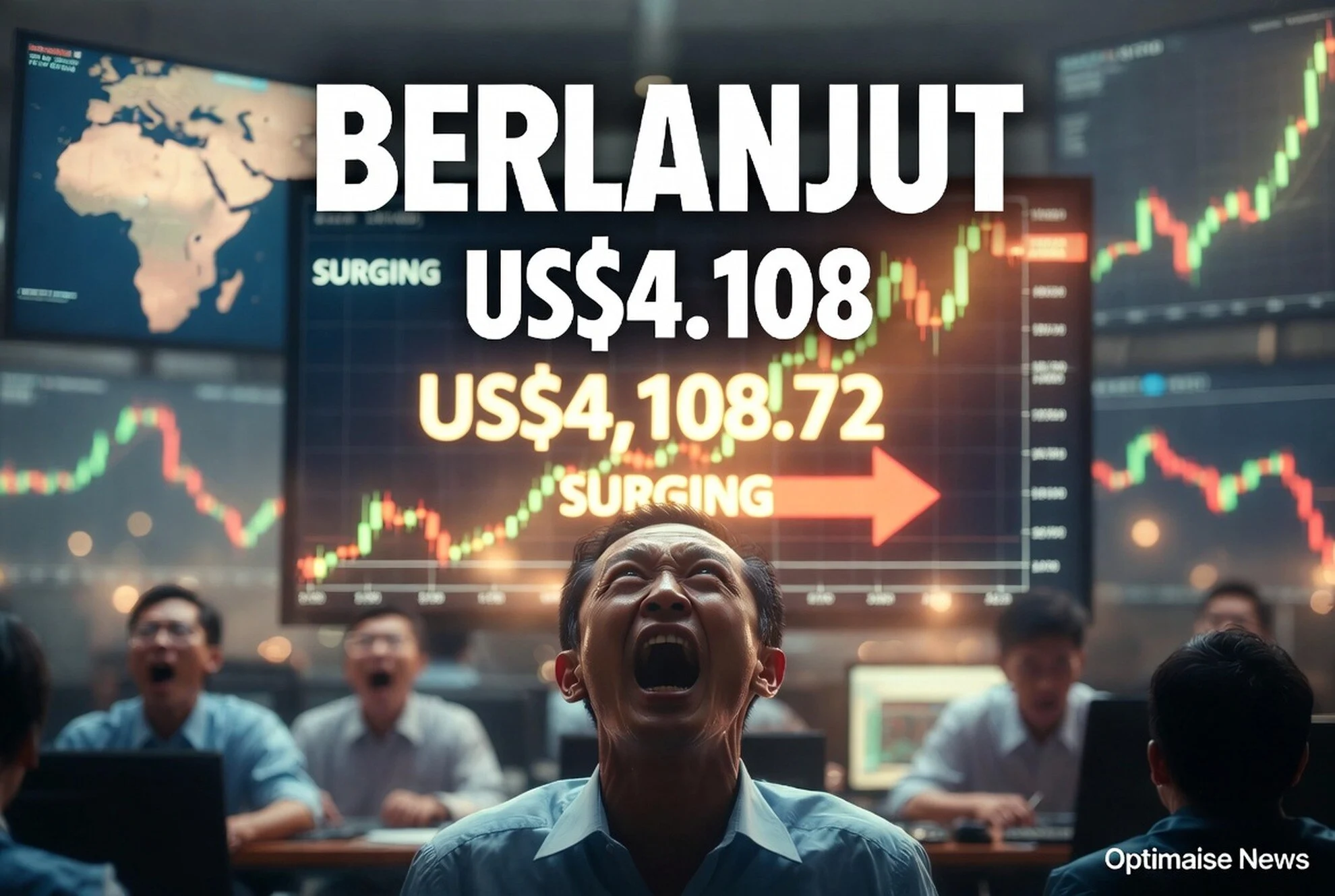 Harga Emas US$4.108, Bandar Yakin Perang Bakal Berlanjut
