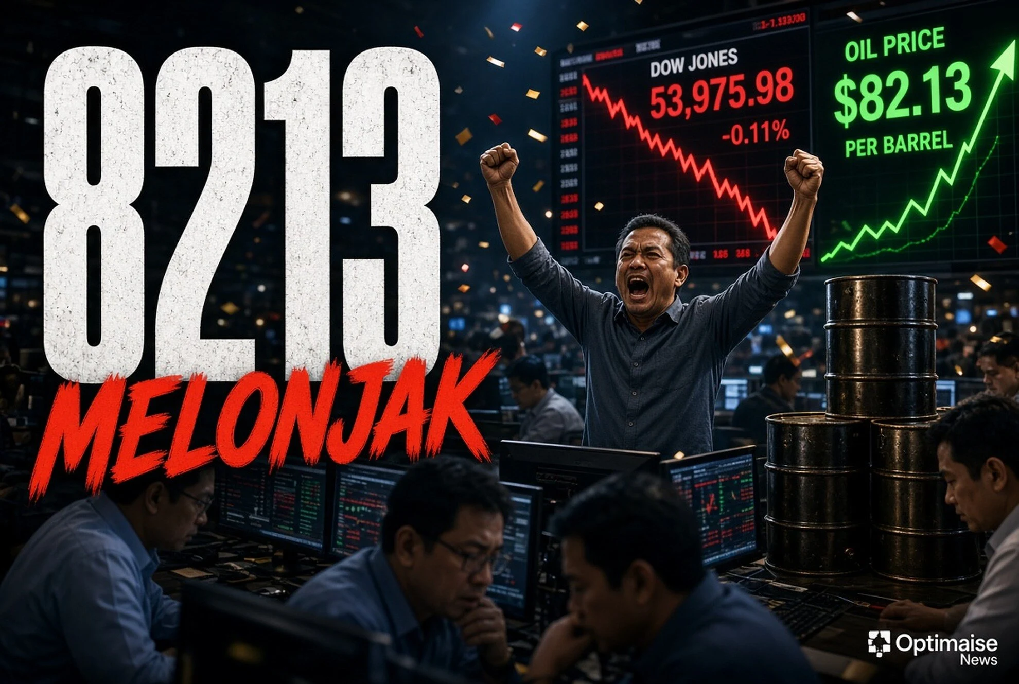 Harga Minyak Melonjak: skor $82,13