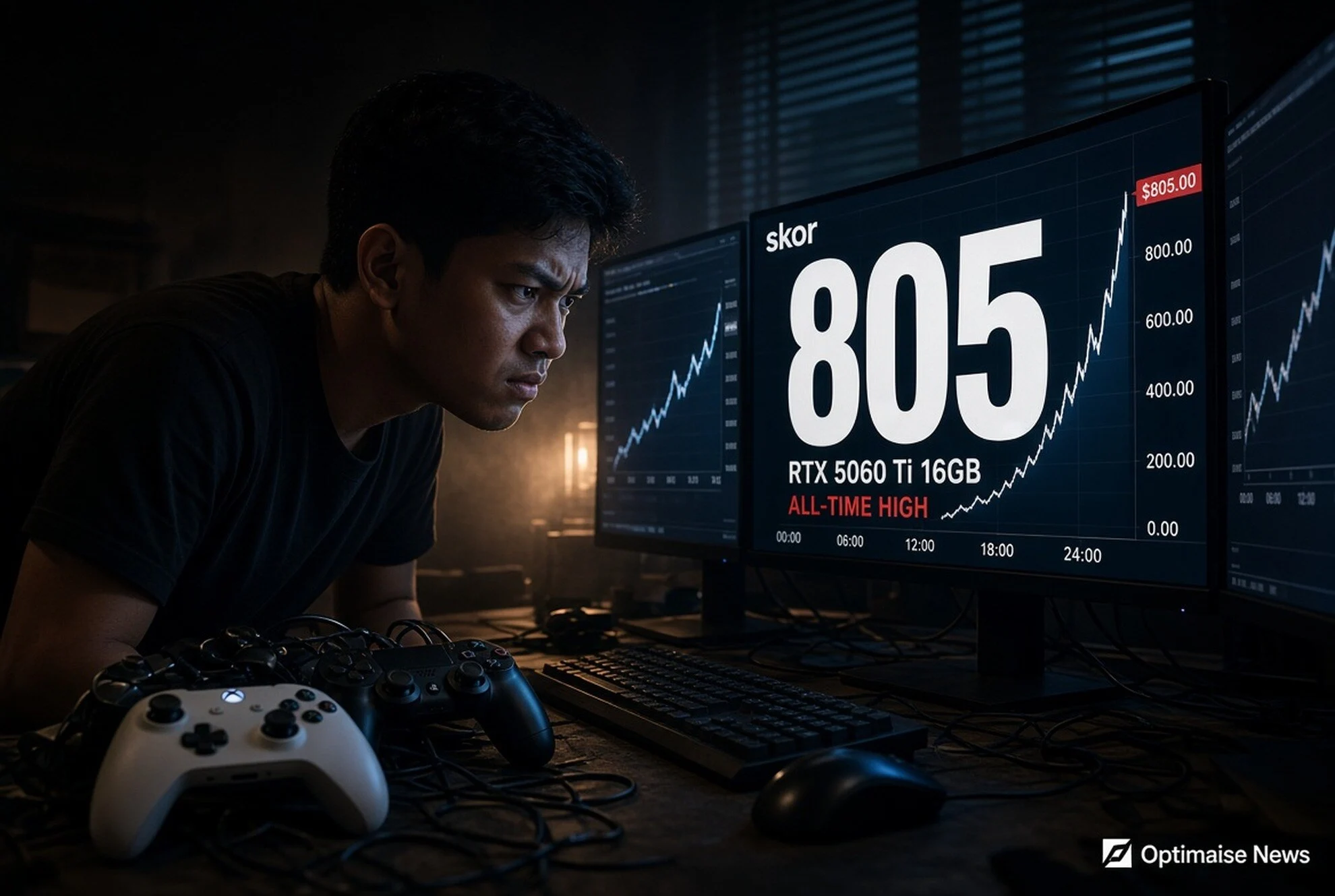 Harga NVIDIA RTX: skor $805