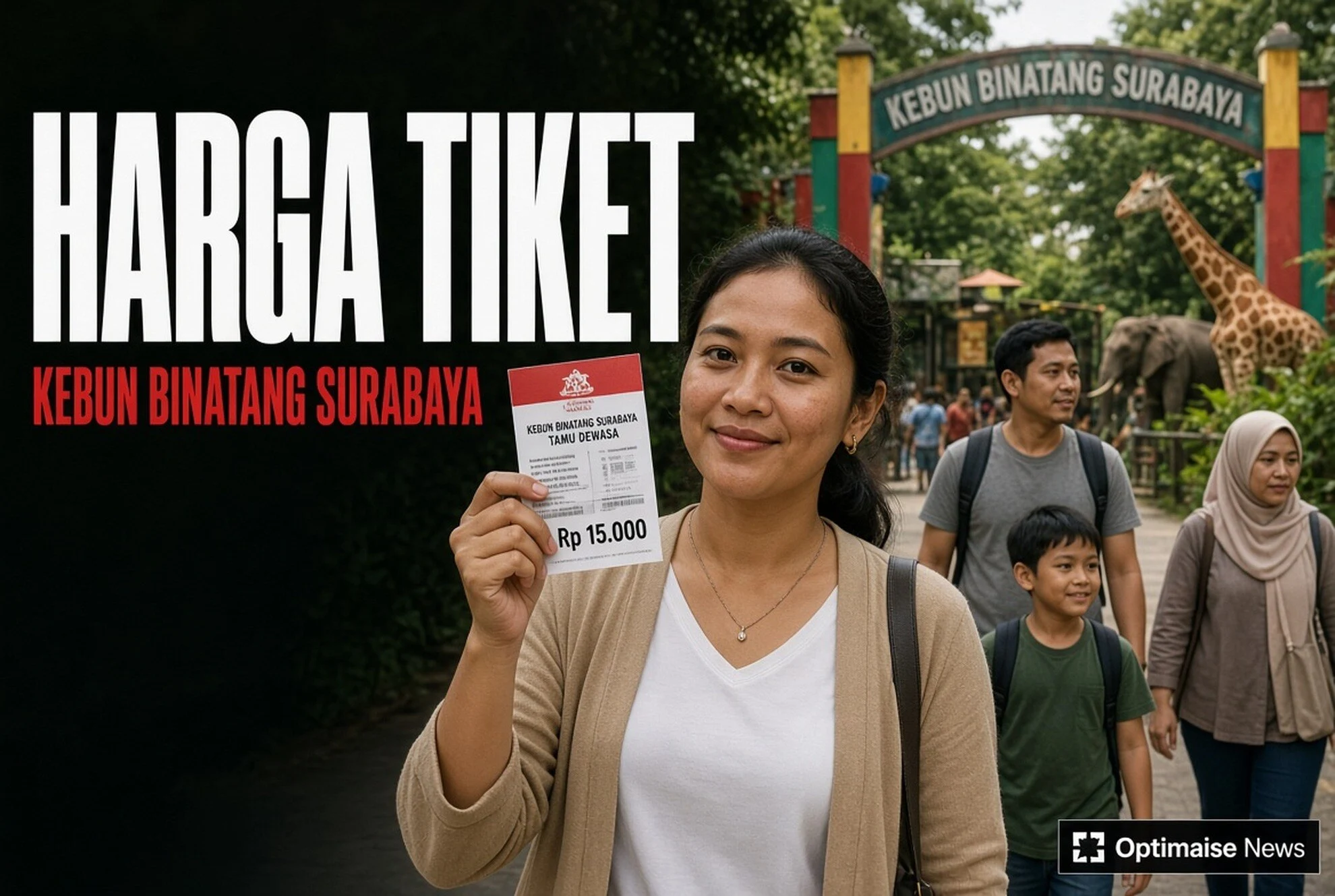 Harga Tiket KBS & Paket Wahana Harga Rp15.000