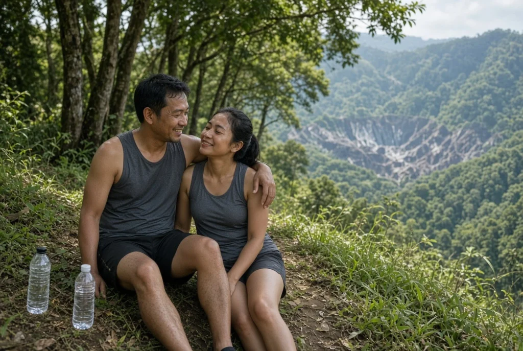 Daftar jalur trail run yang mencekam di Gunung Tangkuban Perahu