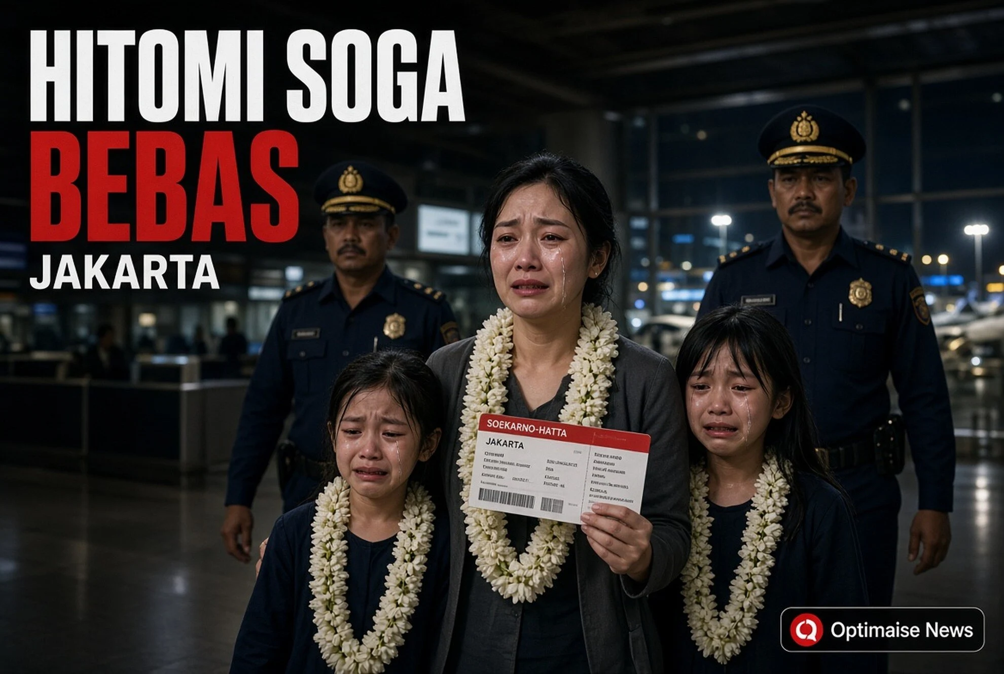 Hitomi Soga Bebas dari Korea Utara lewat Jakarta 2004
