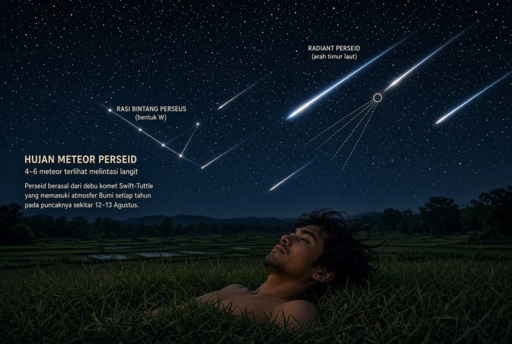 Waktu Terbaik 12-13 Agustus hingga Pasca Puncak