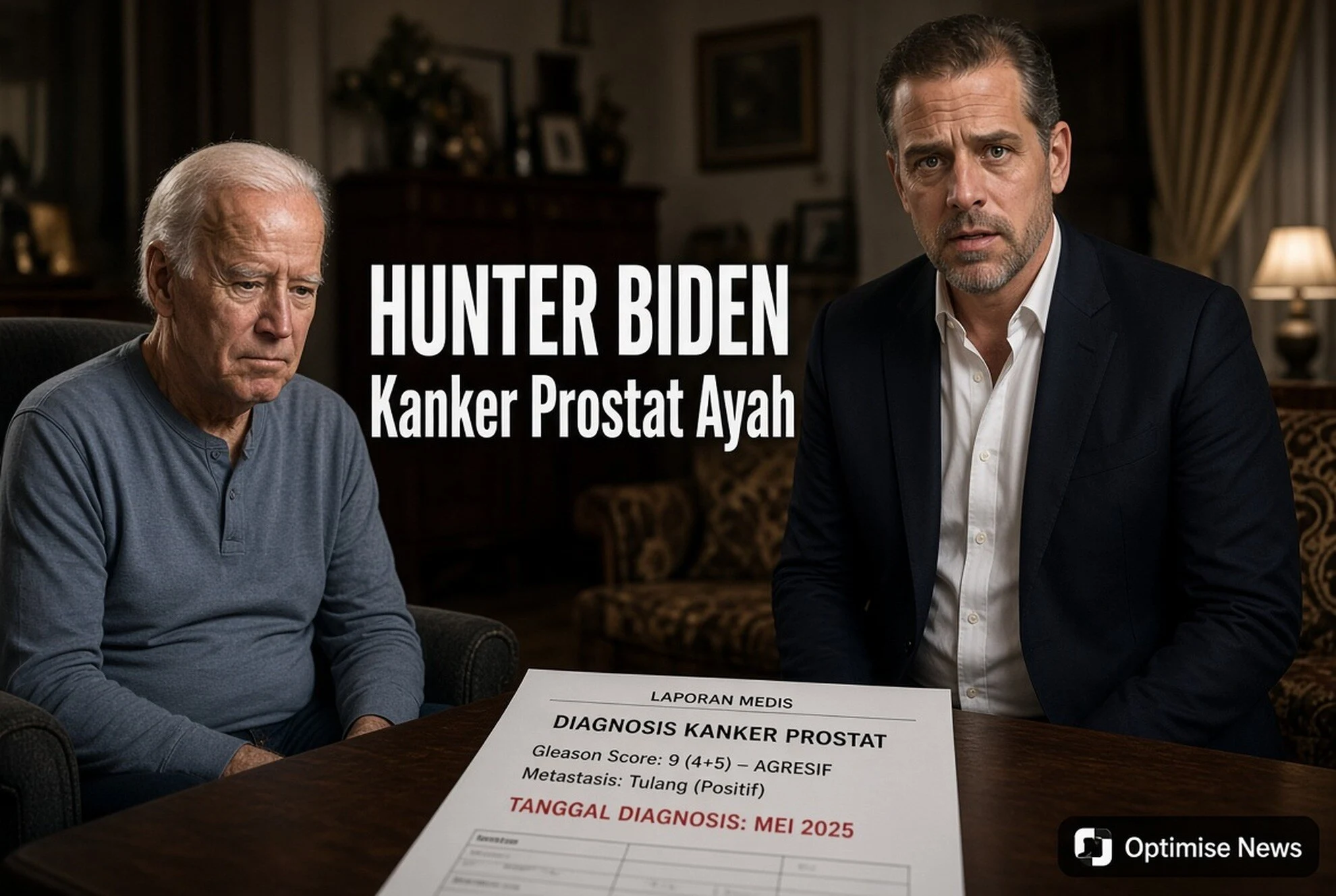 Hunter Biden: Kanker Prostat Ayah Metastasis ke Tulang