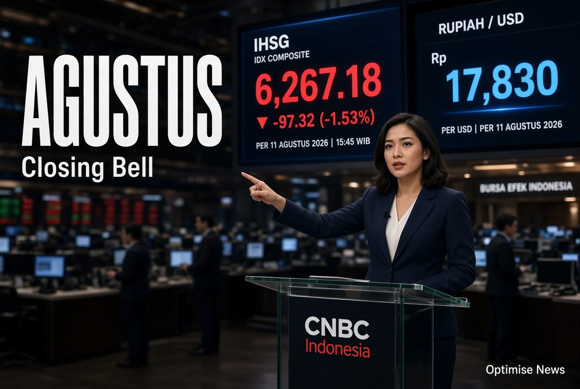 IHSG Anjlok 1,53% Meski Asing Mulai Masuk di 11 Agustus