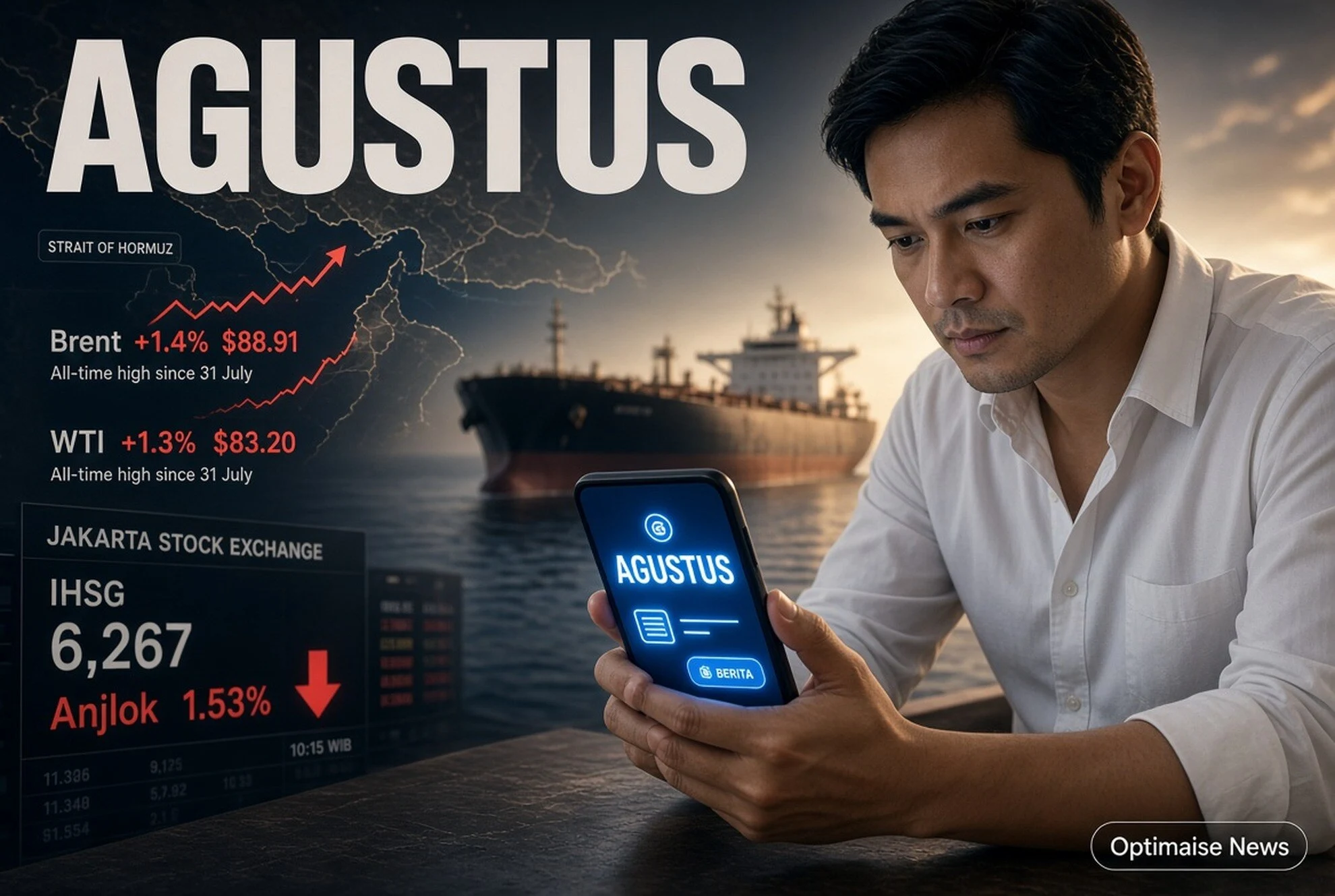 IHSG Anjlok 1,53% ke 6.267 Jelang Review MSCI Agustus