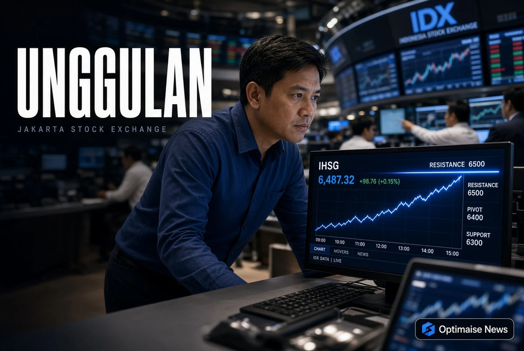 IHSG Diproyeksi Sentuh 6.500 Pekan Ini, TLKM Jadi Saham Unggulan