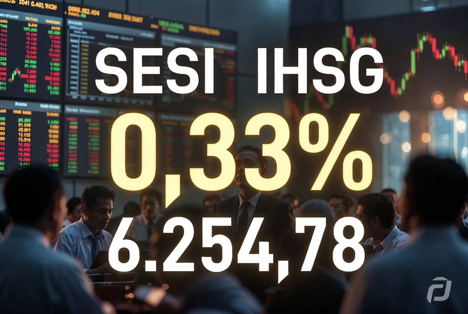IHSG Menguat 0,33% ke 6.254, TRUK Melonjak di Awal Sesi