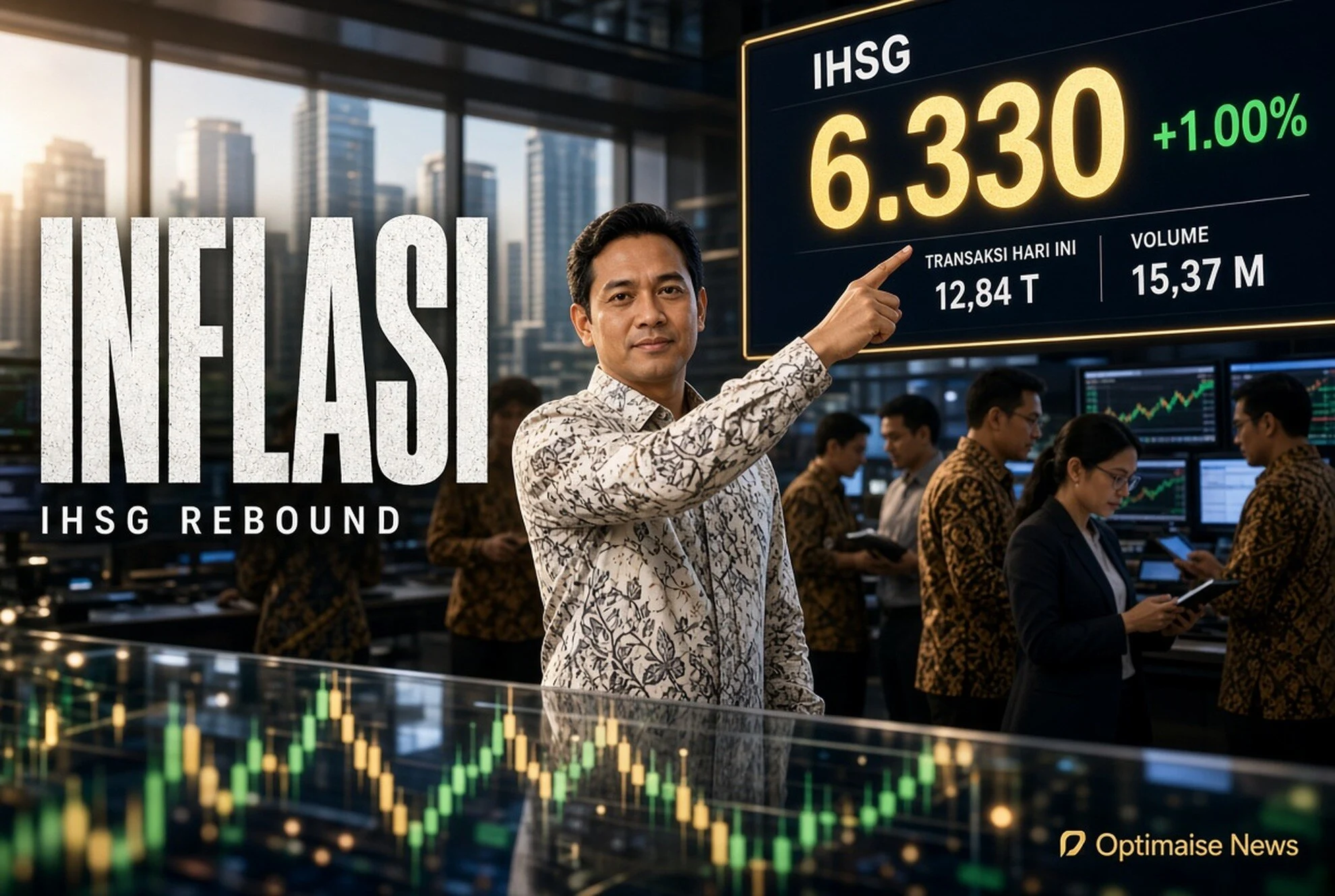 IHSG Rebound 1% ke 6.330 Jelang Inflasi AS & MSCI Beku