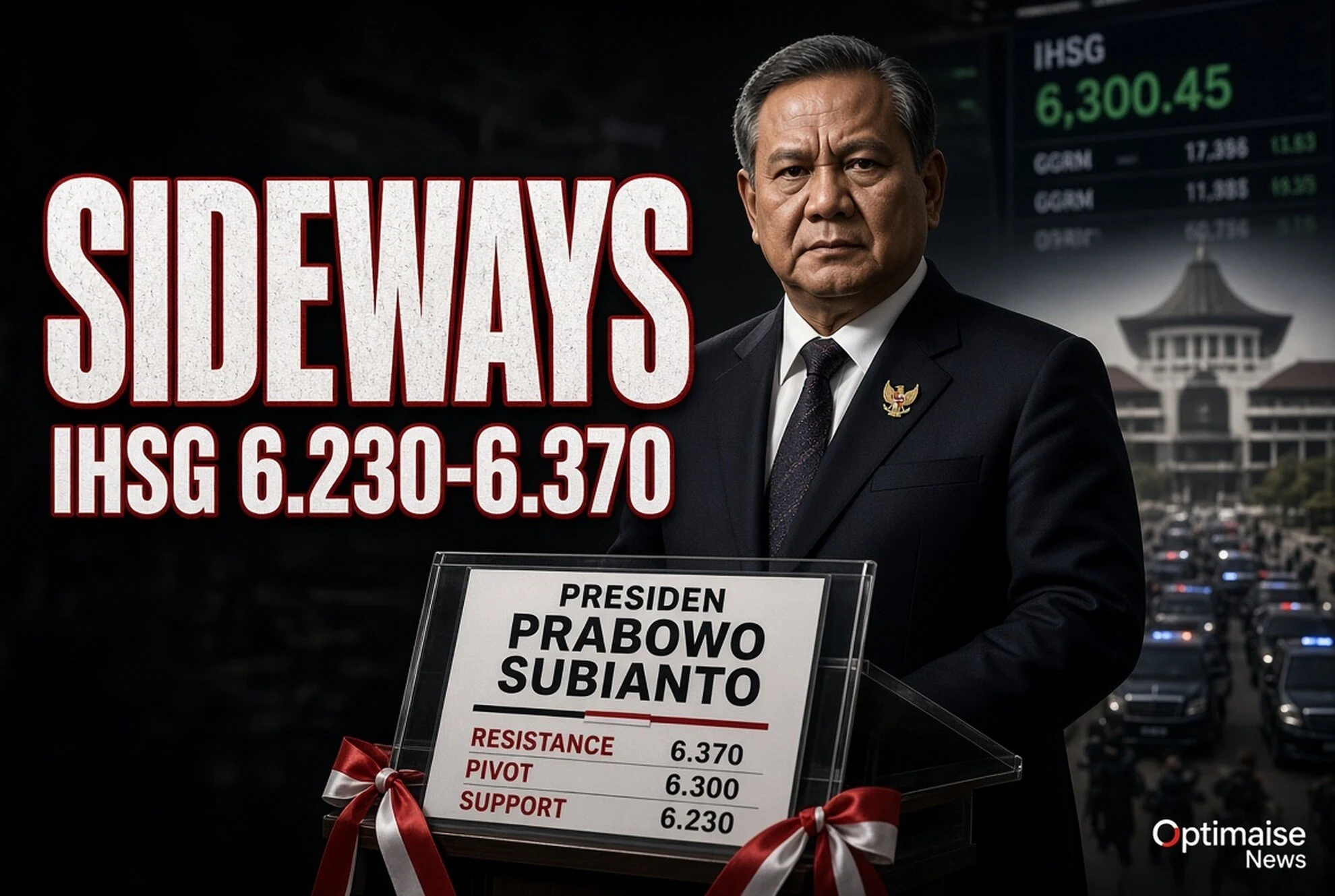 IHSG Sideways 6.230-6.370 Jelang Pidato RAPBN