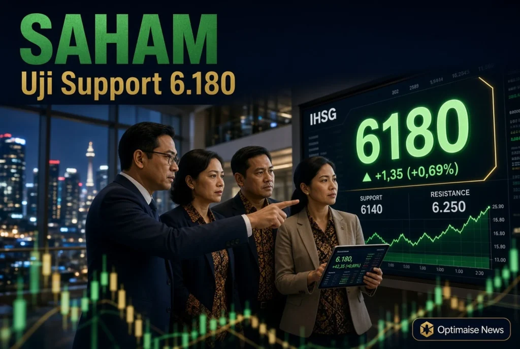 IHSG Uji Support 6.180, 4 Saham Trading MNC Rekomendasi