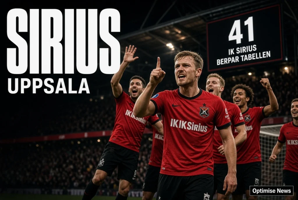 IK Sirius 41 Poin Tanpa Kalah Jamu Brommapojkarna Malam