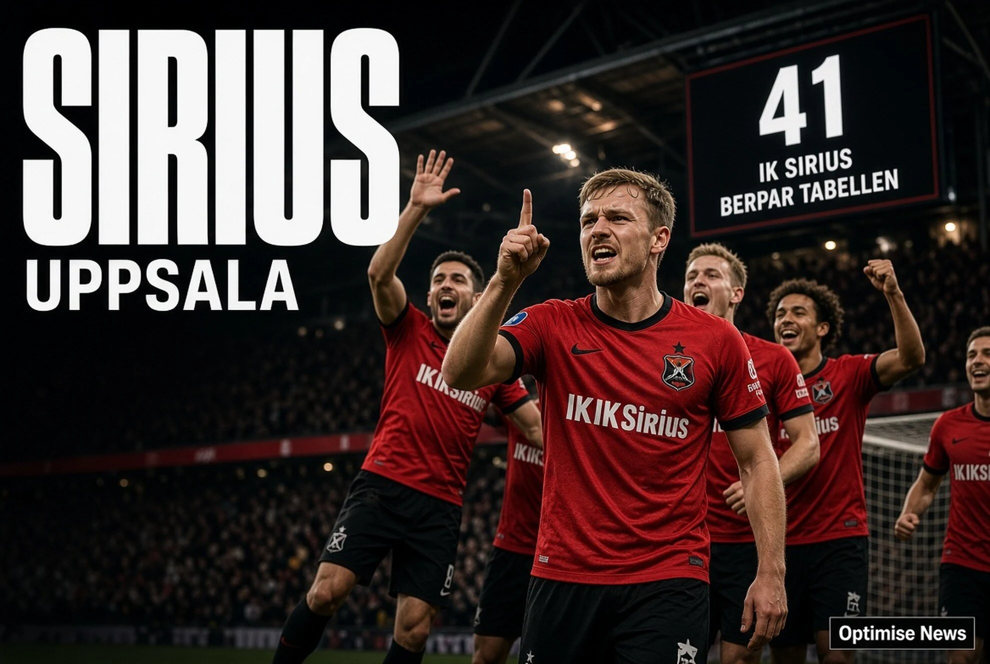 IK Sirius 41 Poin Tanpa Kalah Jamu Brommapojkarna Malam