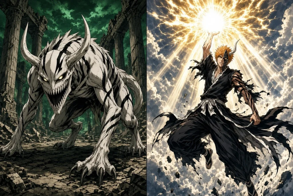 Kenapa Ichigo cuma punya satu tanduk di HoS-nya?