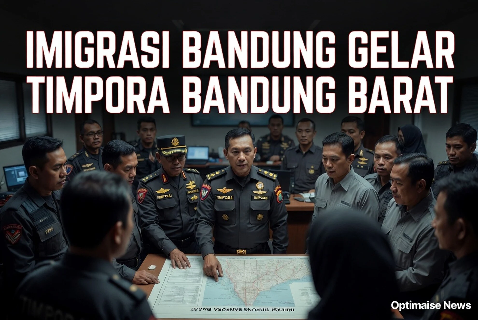 Imigrasi Bandung Gelar Operasi Gabungan Timpora di Bandung