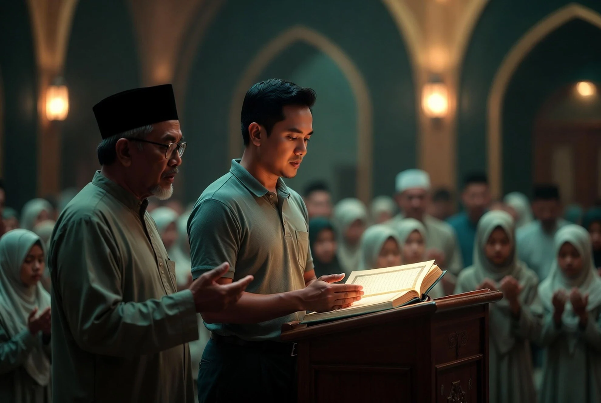 Indra Priawan Imam Sholat Jumat Pertama di Masjid Edmonton