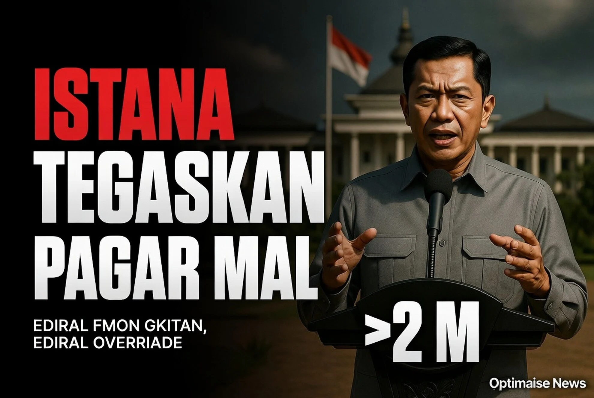 Istana Tegaskan Pagar Mal Tak Ancaman Keamanan