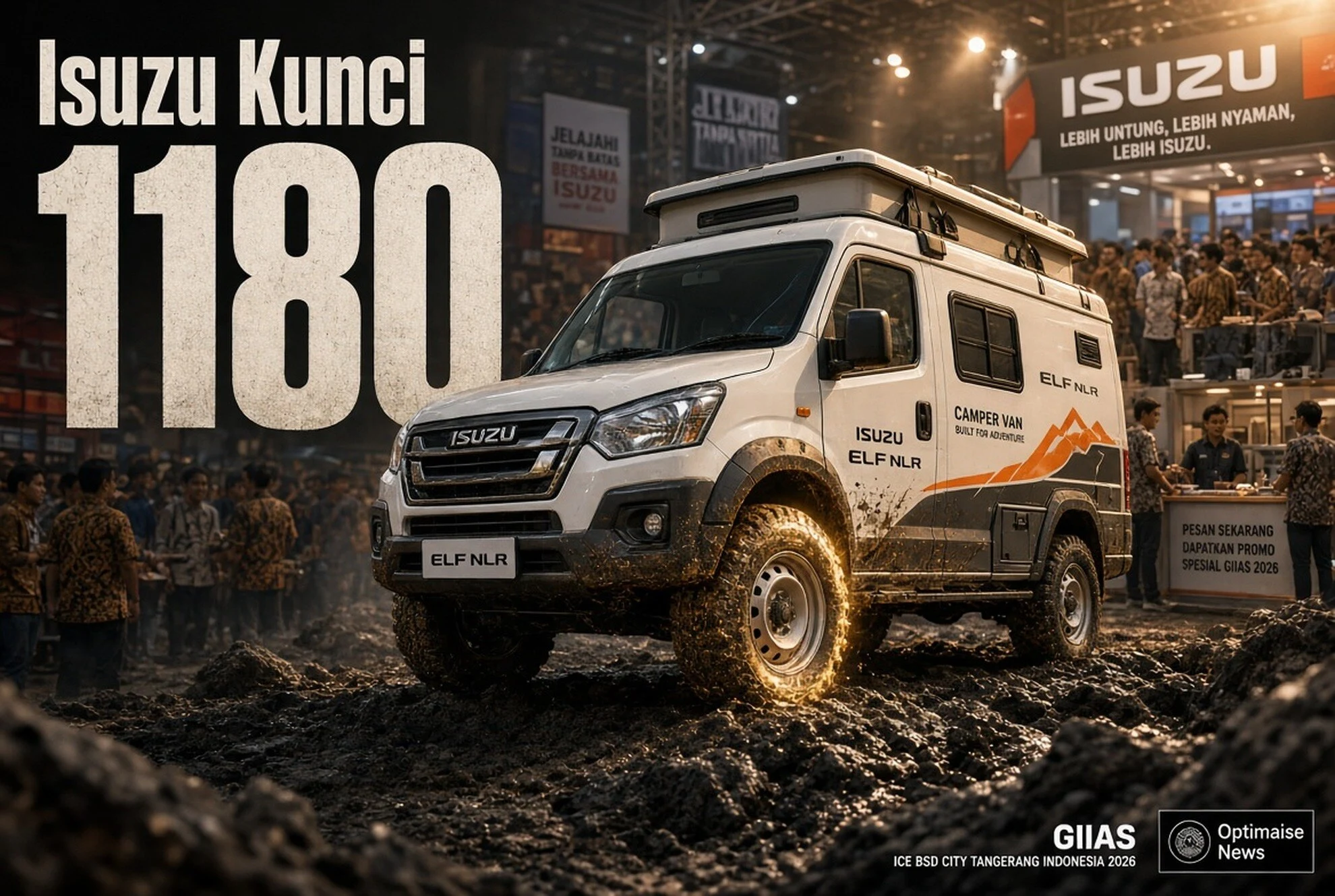 Isuzu Kunci 1.180 SPK GIIAS 2026, ELF Paling Diburu 1.180