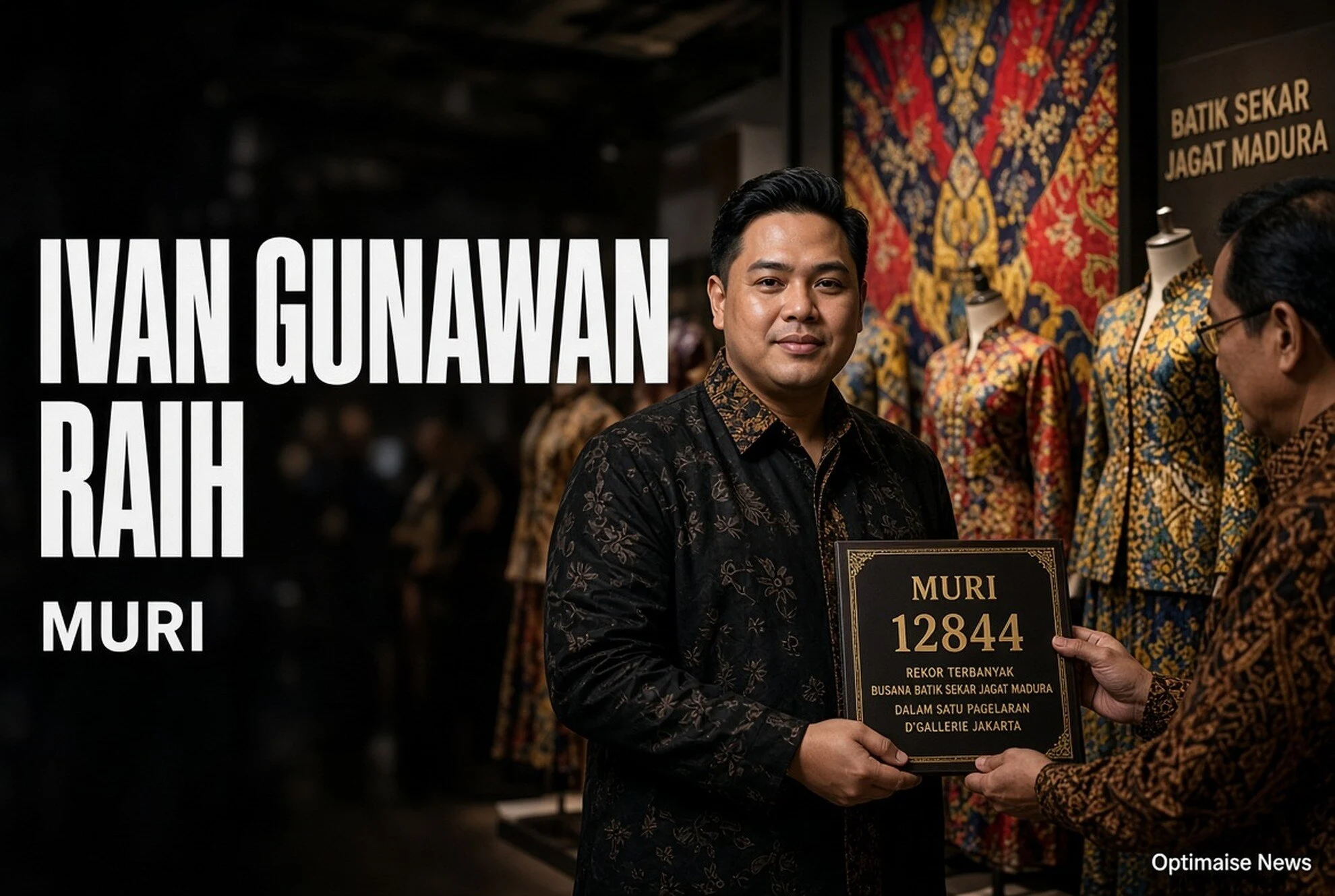 Ivan Gunawan Raih MURI Nusanova 2.0, 2.253 Pengunjung Batik Madura