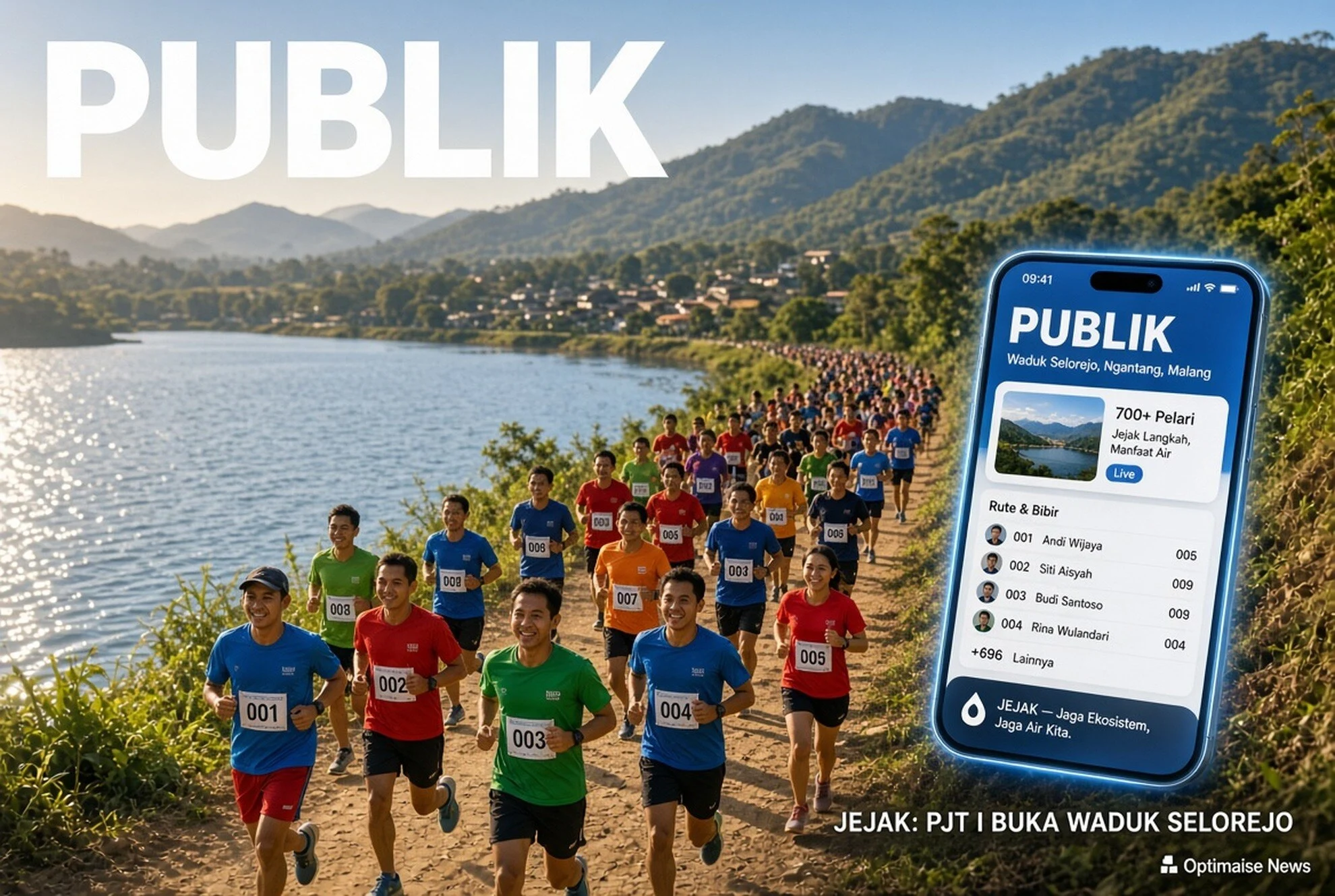 JEJAK: PJT I Buka Waduk Selorejo ke Publik