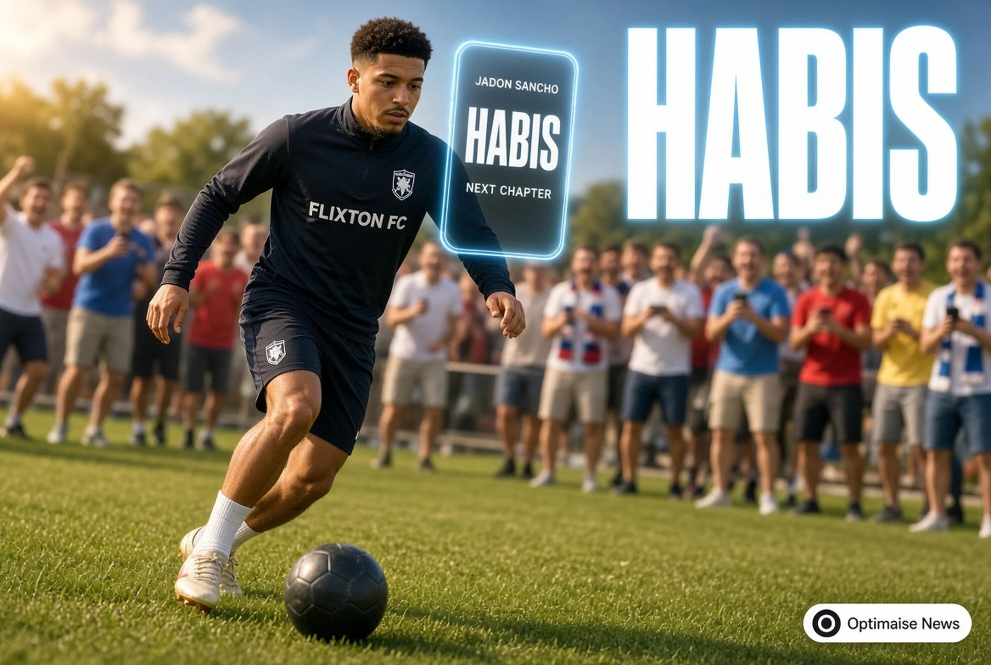 Jadon Sancho Berlatih di Klub Divisi 10 Usai Kontrak Man Utd Habis