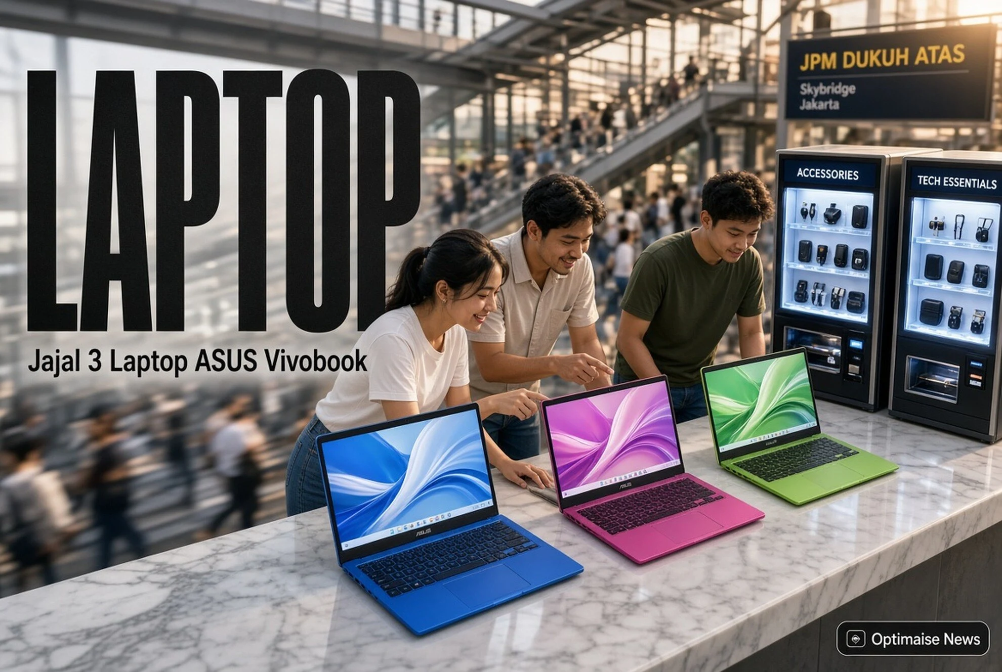 Jajal 3 Laptop ASUS Vivobook di JPM: Pick Your Vibe