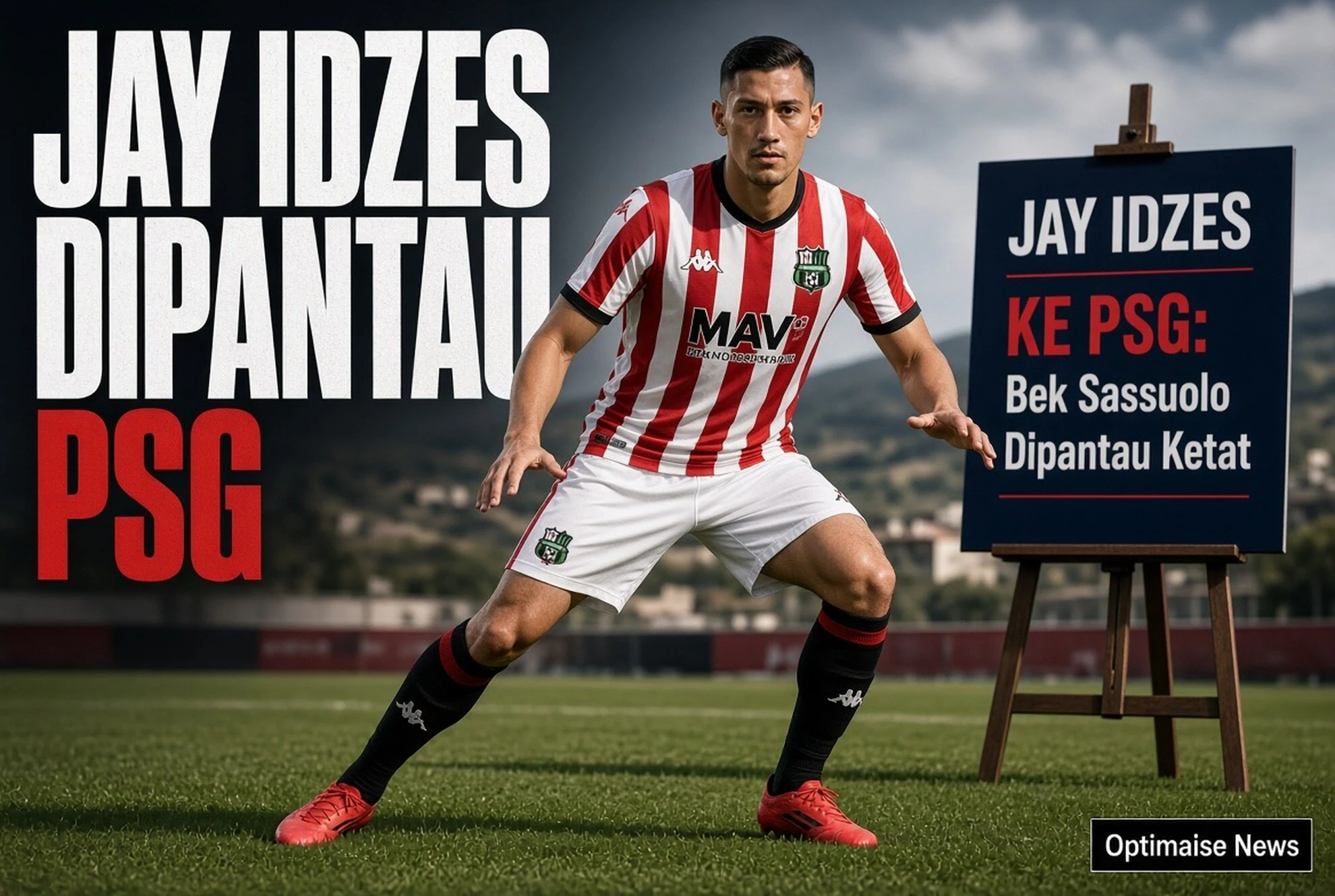 Jay Idzes Dipantau PSG: Sassuolo Belum Dapat Tawaran Resmi