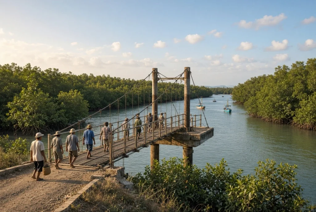 Pintu Masuk Wisata Mangrove dan Ekonomi Baru