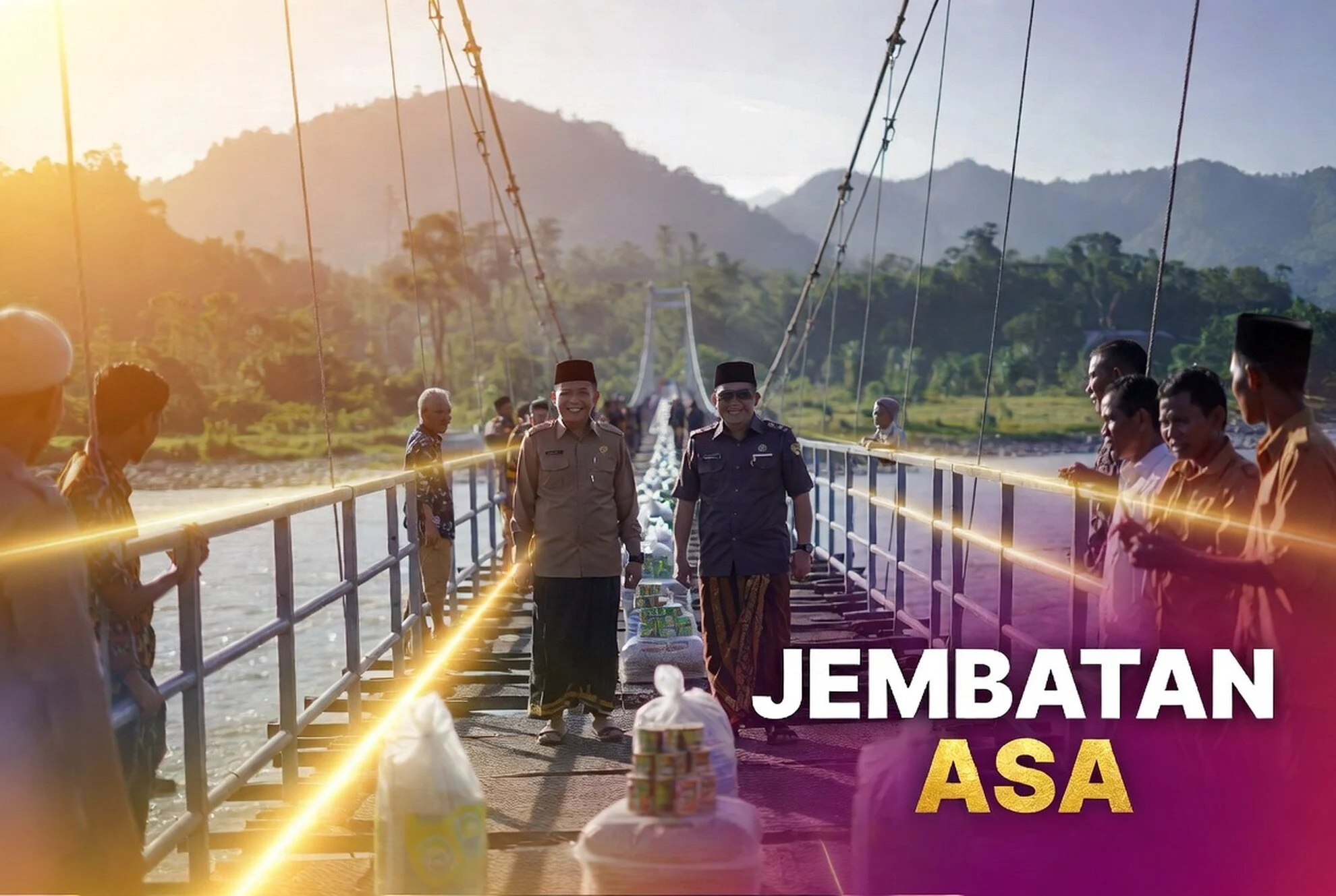 Jembatan Asa SCTV 120 Meter Bantu Warga Parbaju Toruan dari Banjir