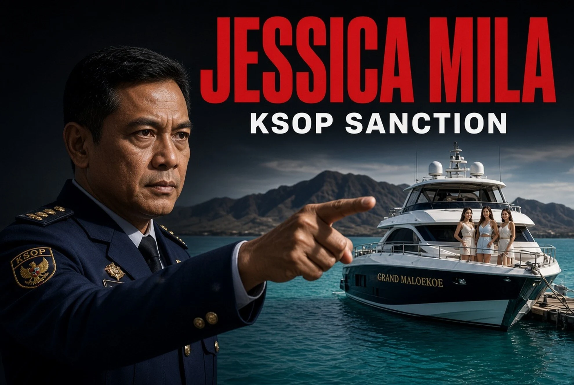 Jessica Mila di Padar, KSOP Siapkan Sanksi Kapal Meski Angin 26 Knot