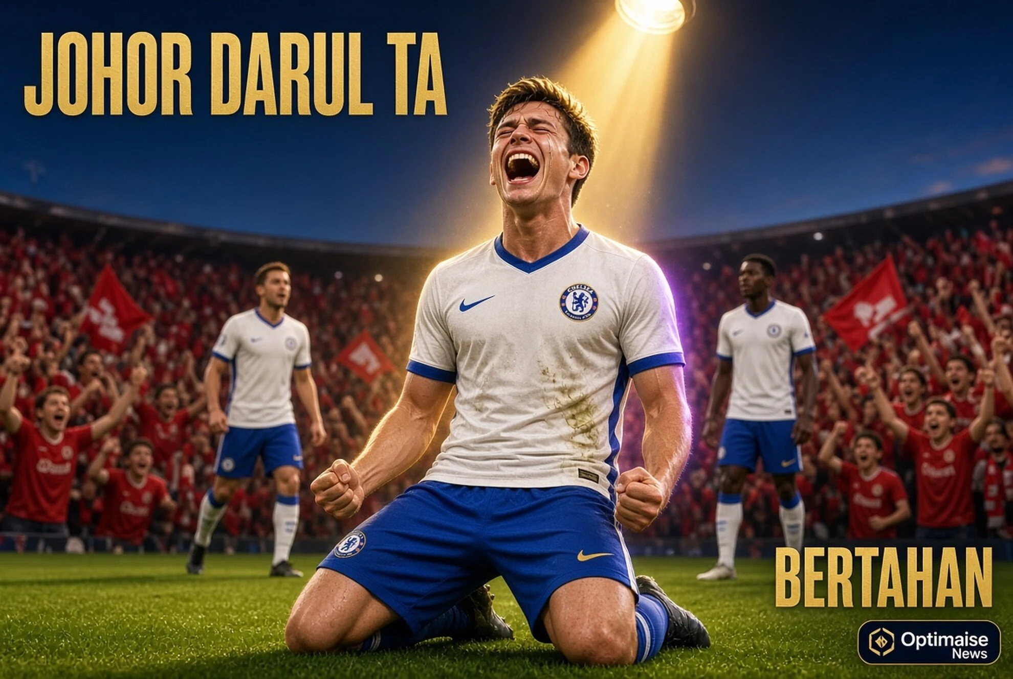 Johor Darul Ta’zim FC Bertahan Imbang Chelsea 3-3 di Pramusim
