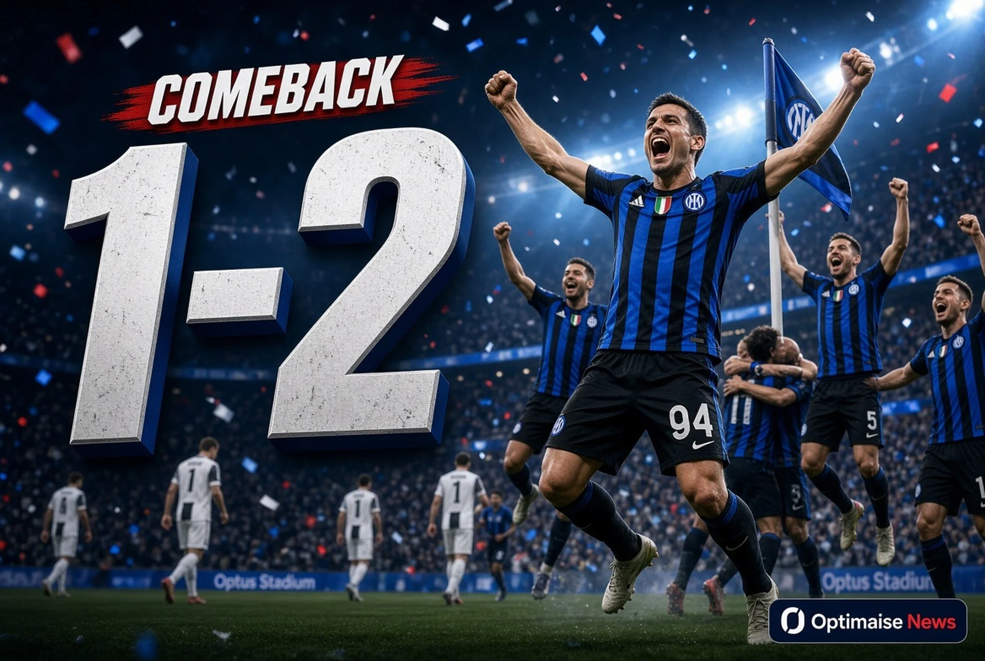 Juventus 1-2 Inter: Bonny-Esposito Cicip Gol, Conceicao Telat di 1-2