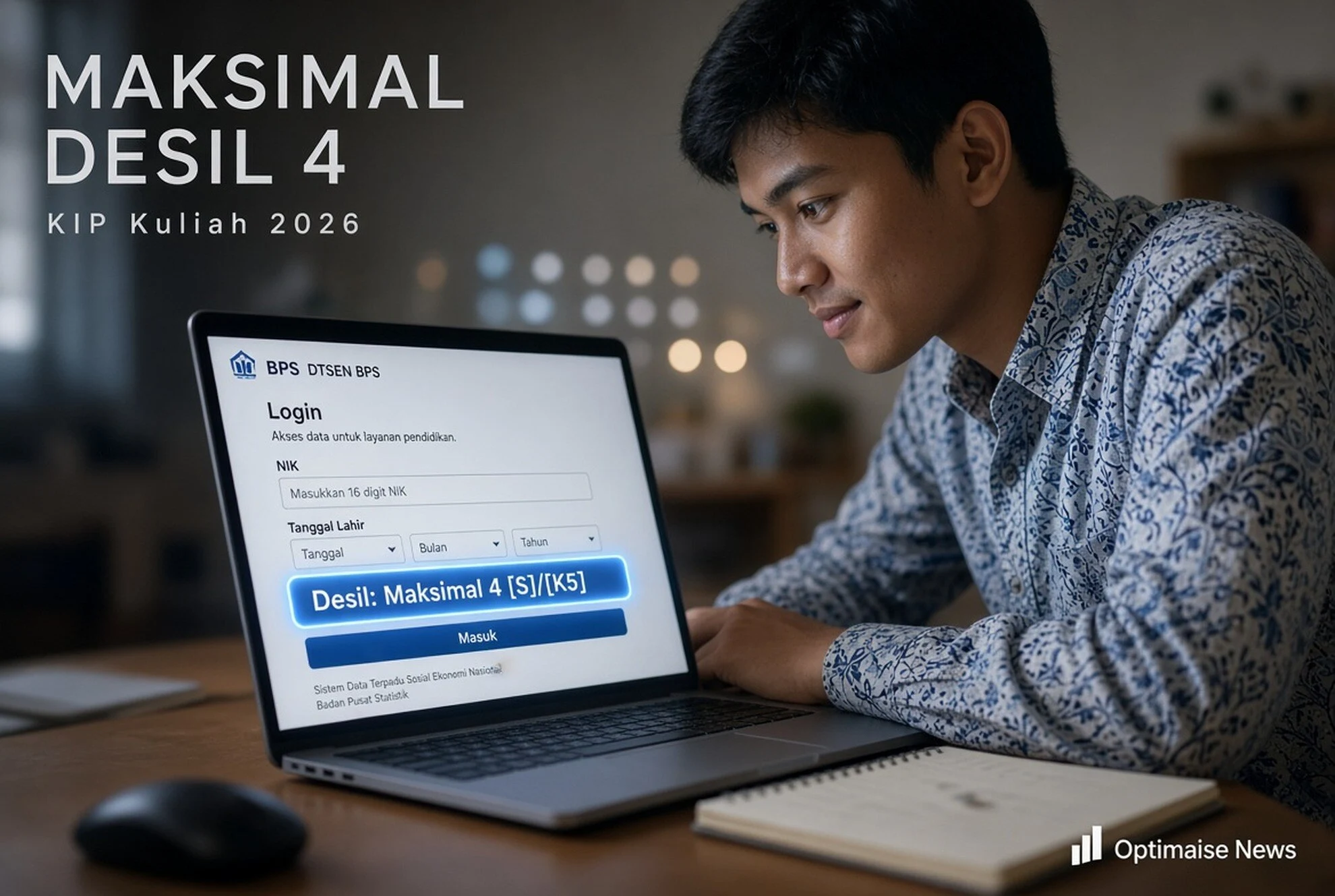 KIP Kuliah 2026 Butuh Desil Maksimal 4