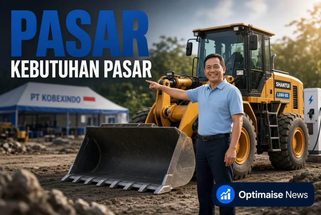 KOBX Kirim Shantui LE60-X5 Listrik ke Sumatera untuk Pasar