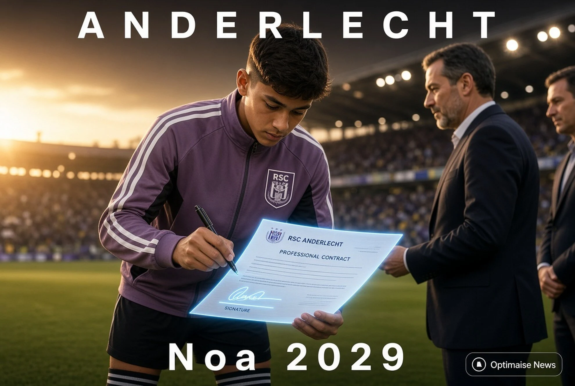 Kado Ulang Tahun ke-17: Noa Ojea Dapat Kontrak Anderlecht