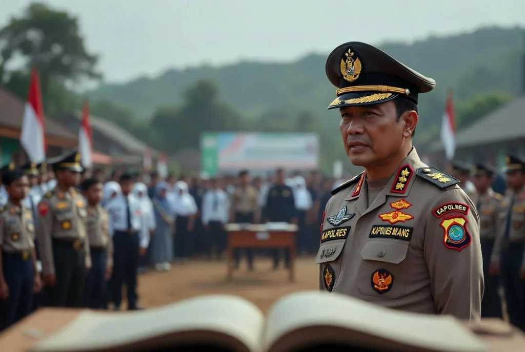 Dukungan Penuh Kapolres untuk Pendidikan Keluarga Kurang Mampu