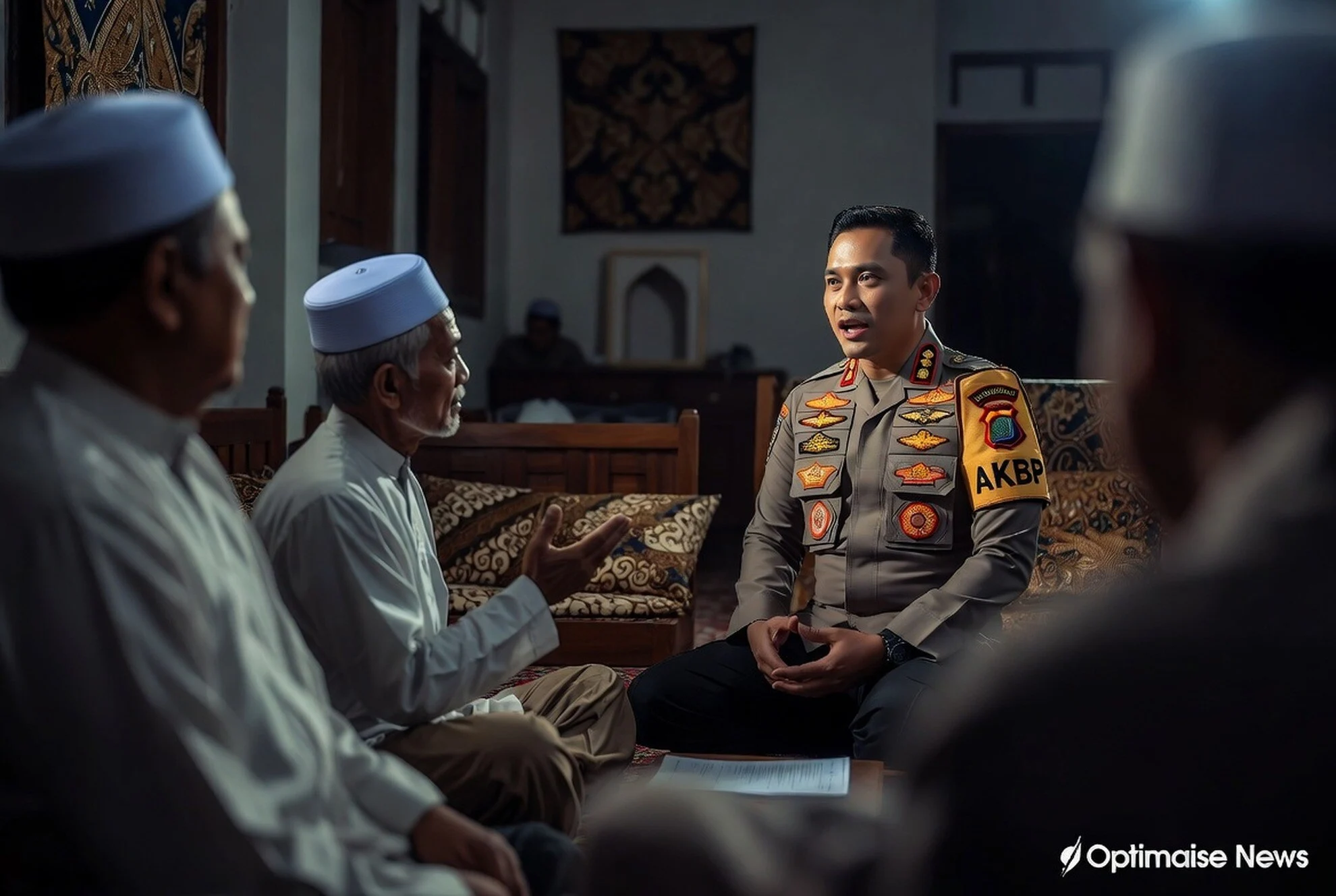 Kapolres Malang Temui Tiga Ulama MUI-NU