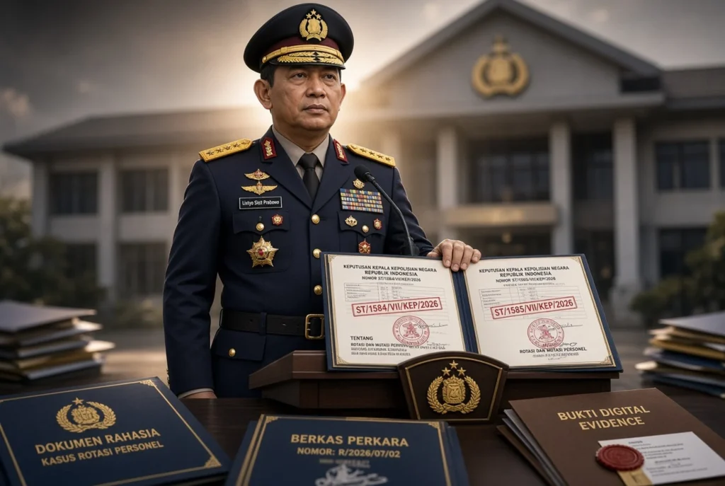 Contoh Perubahan Brimjen Pol yang Masuk dalam Rotasi