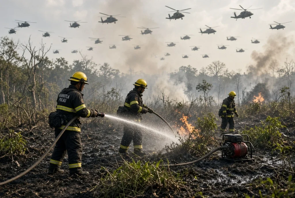 Armada udara 43 helikopter plus fixed-wing