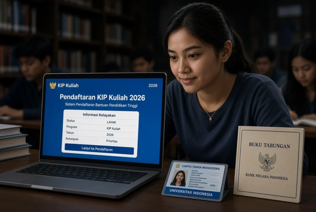 Kartu Indonesia Pintar Kuliah 2026: DTSEN dan Biaya Hidup Rp1,4 Juta
