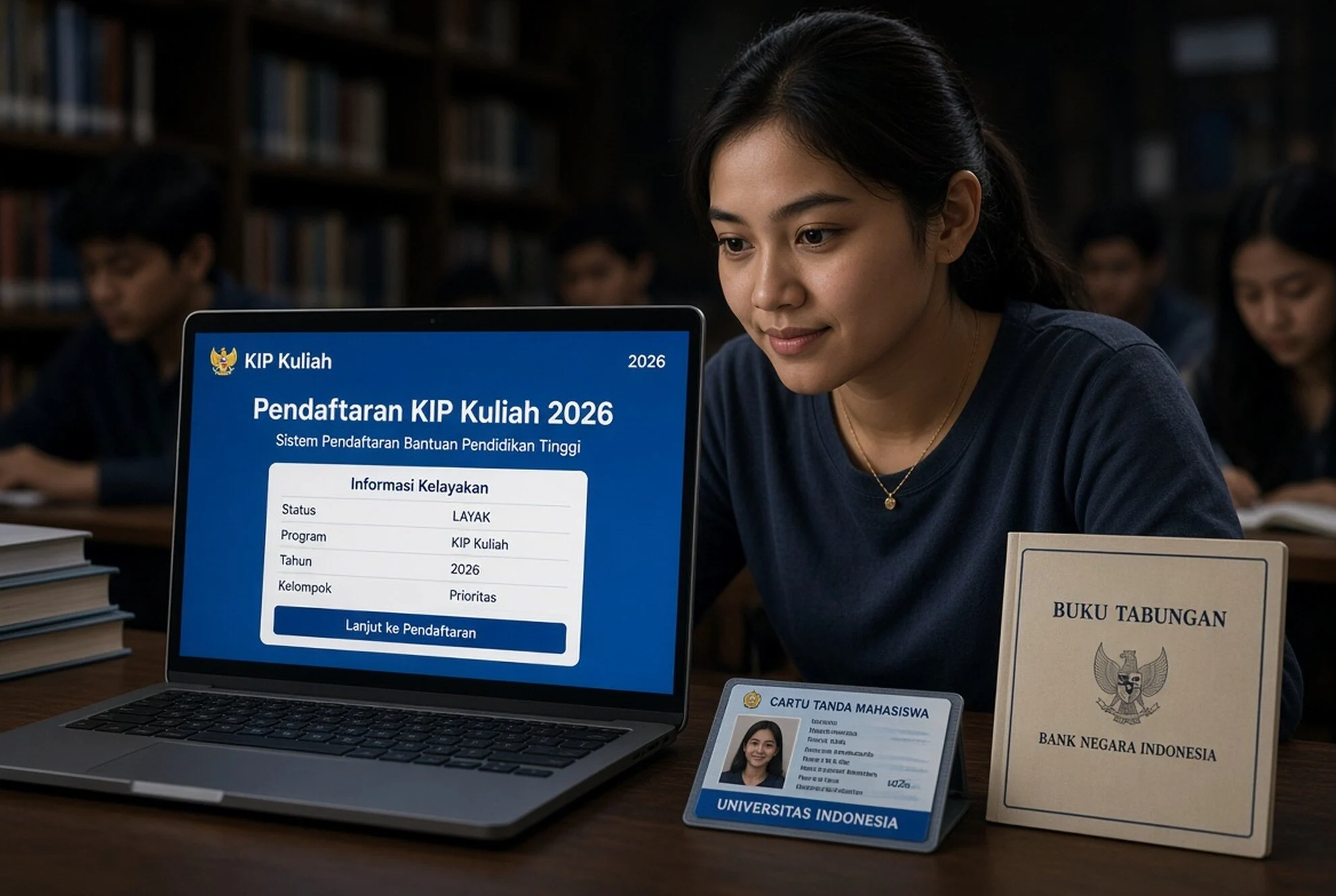 Kartu Indonesia Pintar Kuliah 2026: DTSEN dan Biaya Hidup Rp1,4 Juta