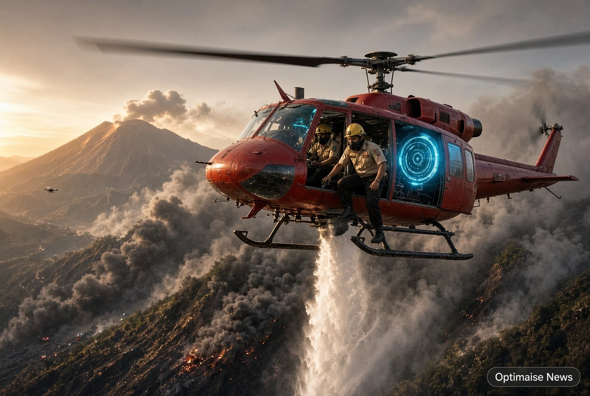Kebakaran Bromo Dekat Permukiman Warga