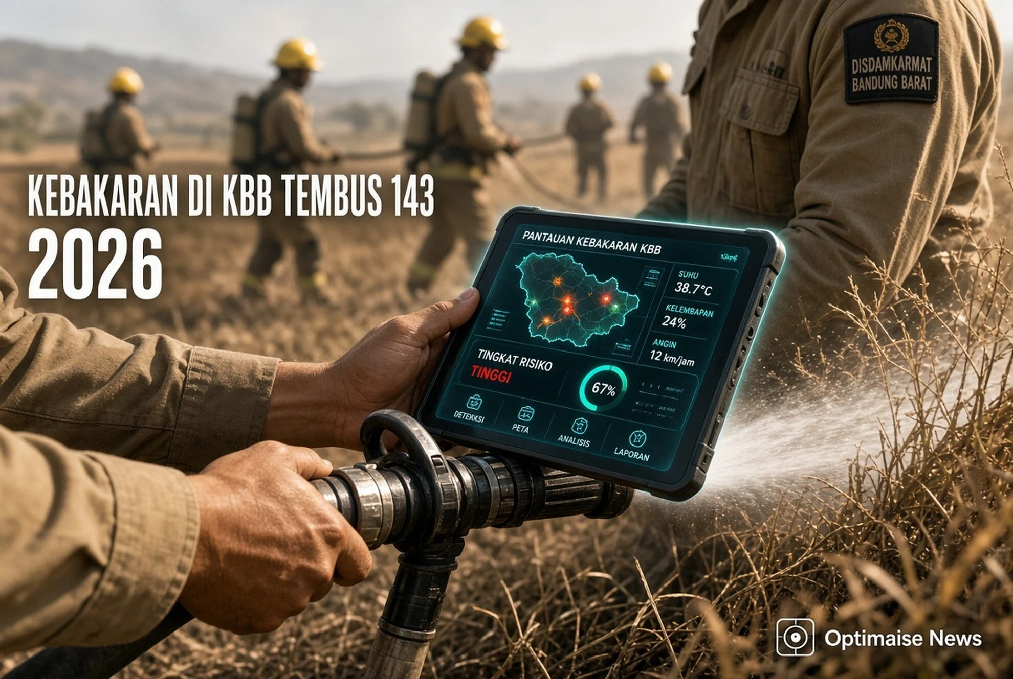 Kebakaran di KBB Tembus 143 Kasus hingga Juli 2026