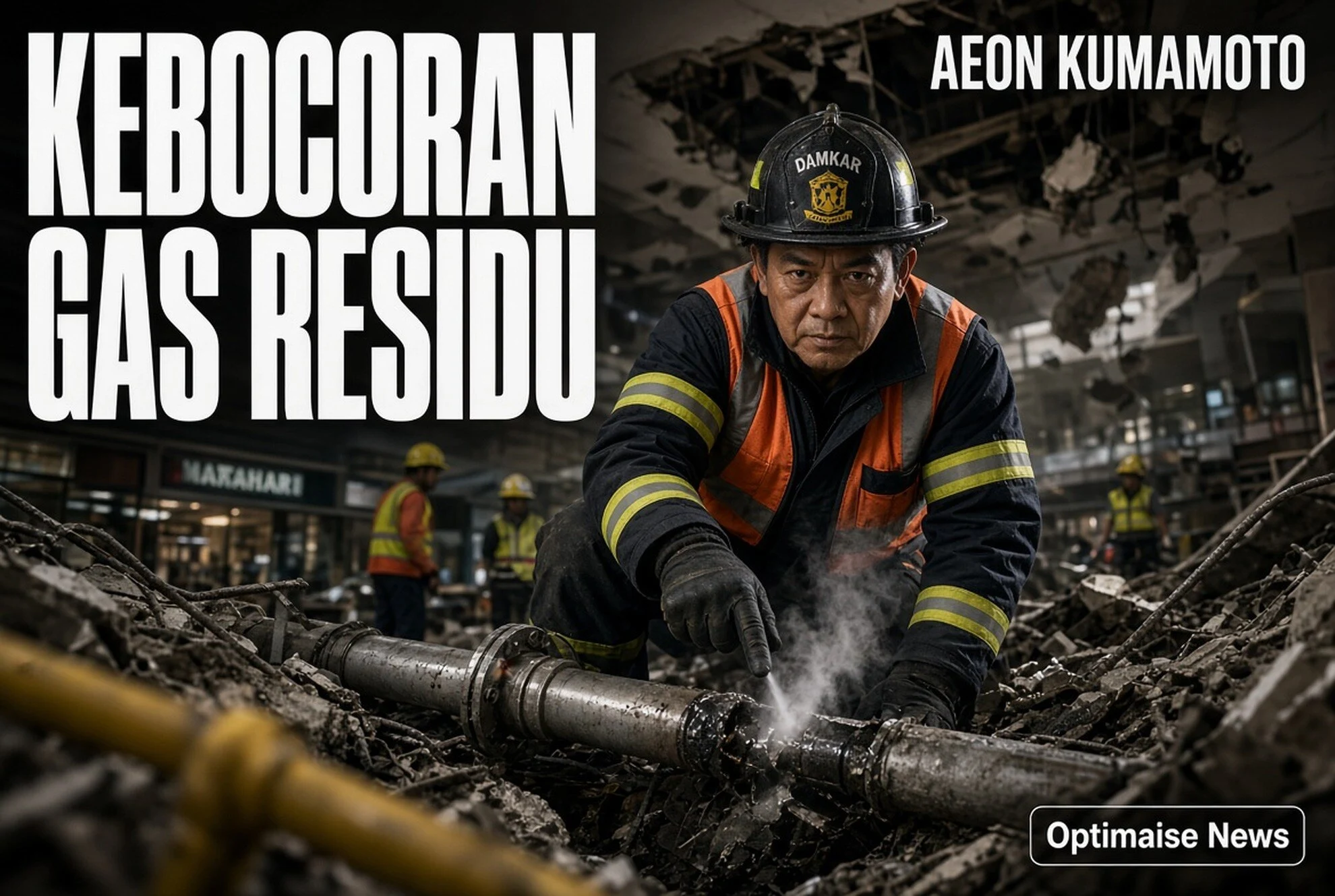 Kebocoran Gas Residu Pipa Picu Ledakan AEON Mall