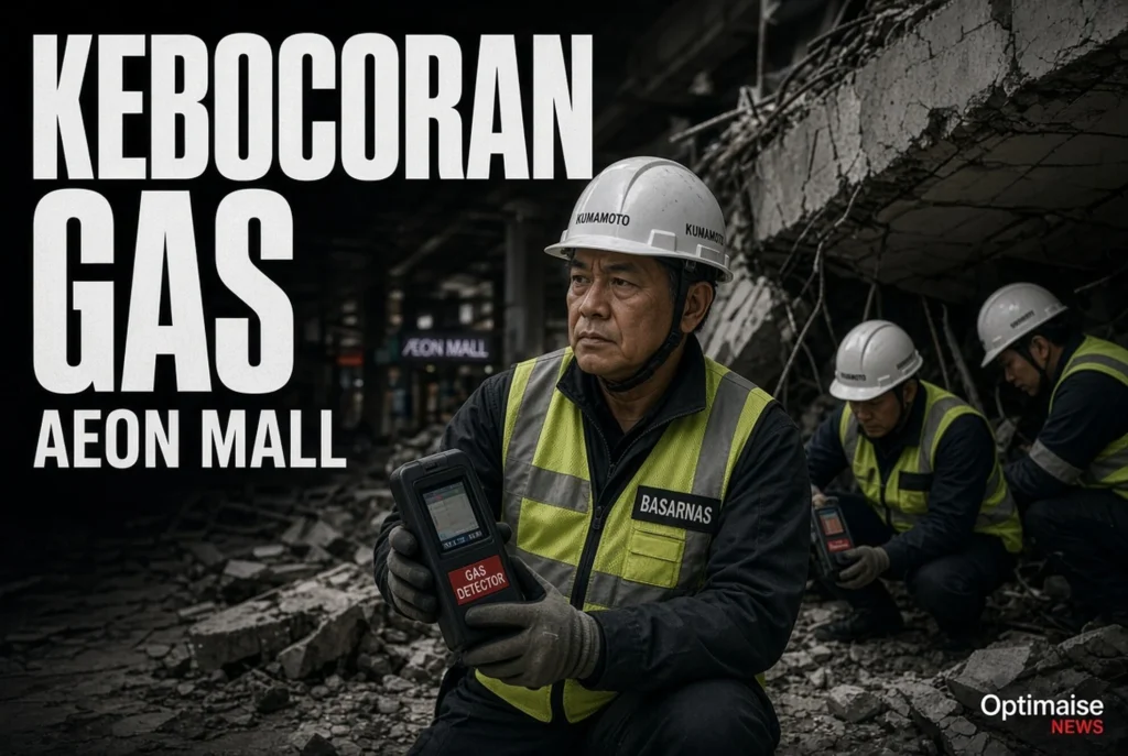 Kebocoran Gas di Aeon Mall Kumamoto Tewaskan 3 Karyawan Pasca Gempa