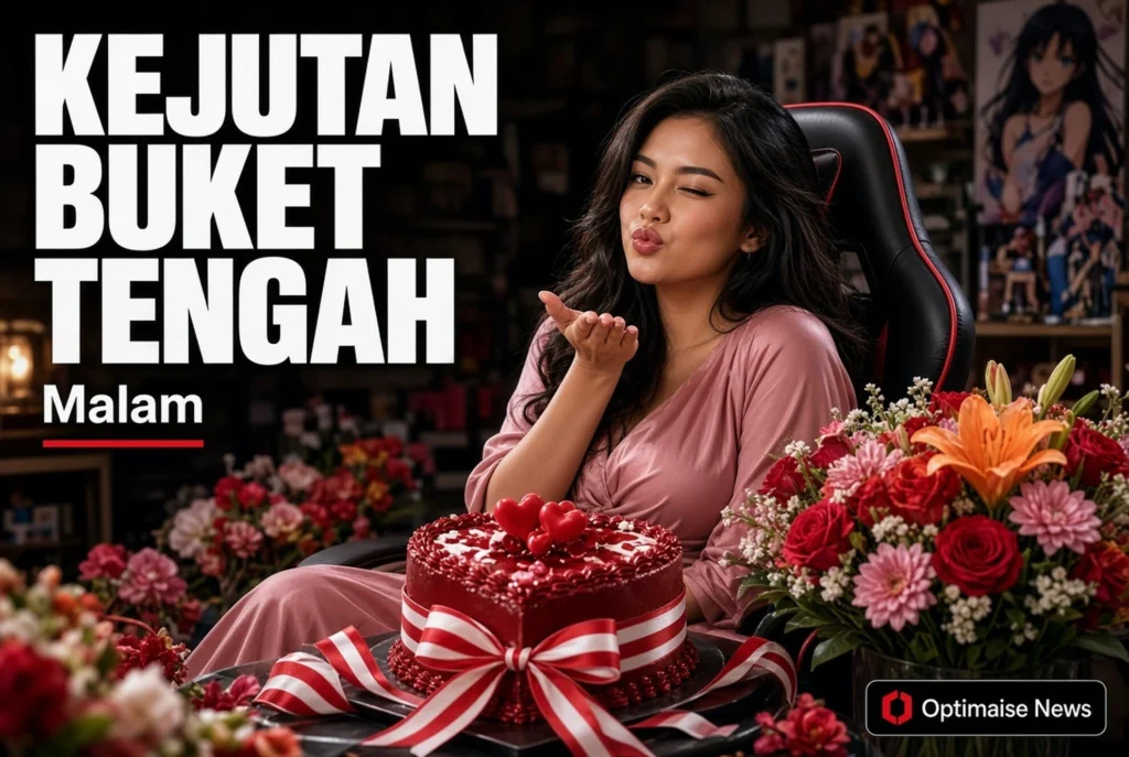 Kejutan Buket Tengah Malam dari Ibrahim