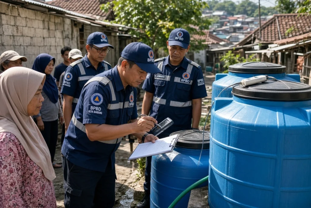 Tiga Kelurahan Menerima Bantuan Air Darurat