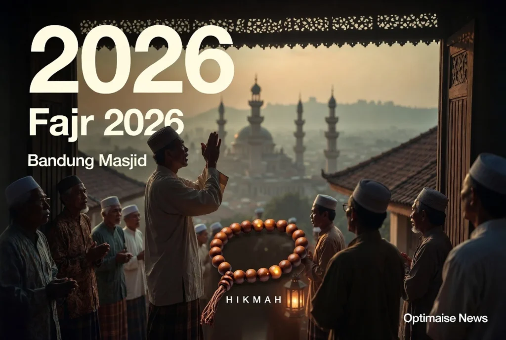 Kemenag RI Tetapkan Jadwal Lima Waktu Sholat di Bandung 1 Agustus 2026