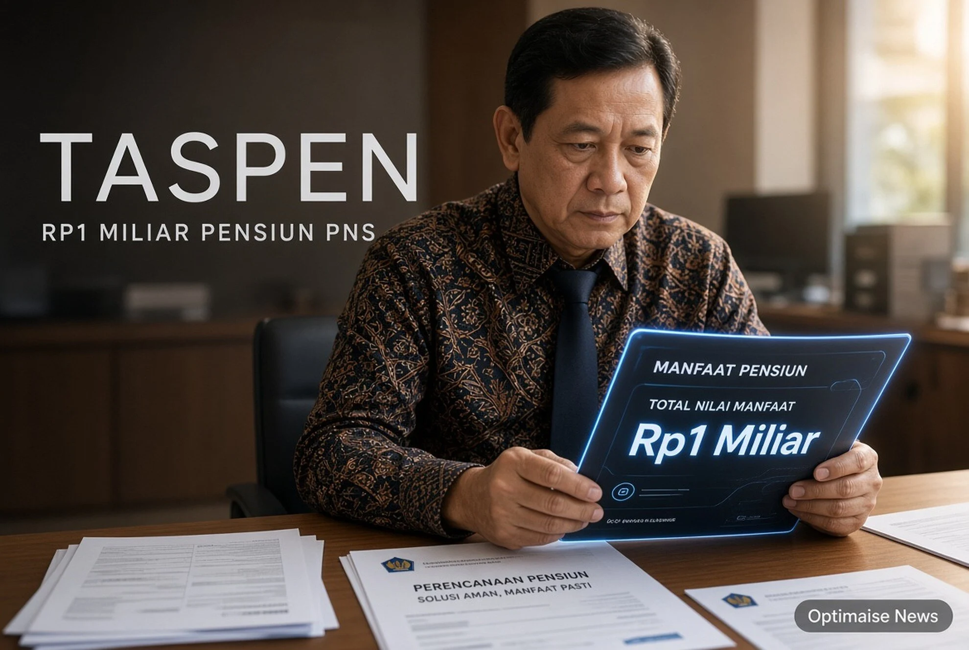 Kepala BKN Buktikan Dana Pensiun Rp1 Miliar lewat Taspen